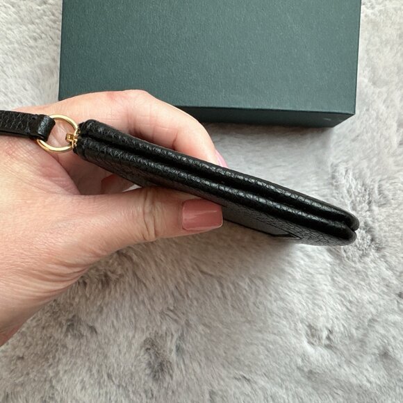 Authentic Mulberry Small Zip Coin Pouch in Black Small Classic Grain - Picture 3 of 10